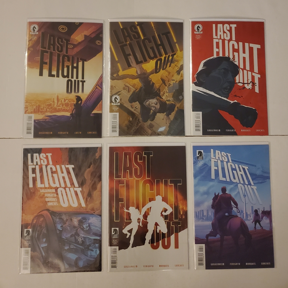 LAST FLIGHT OUT 1 2 3 4 5 6 1st print set DARK HORSE COMICS 2022 Marc Guggenheim